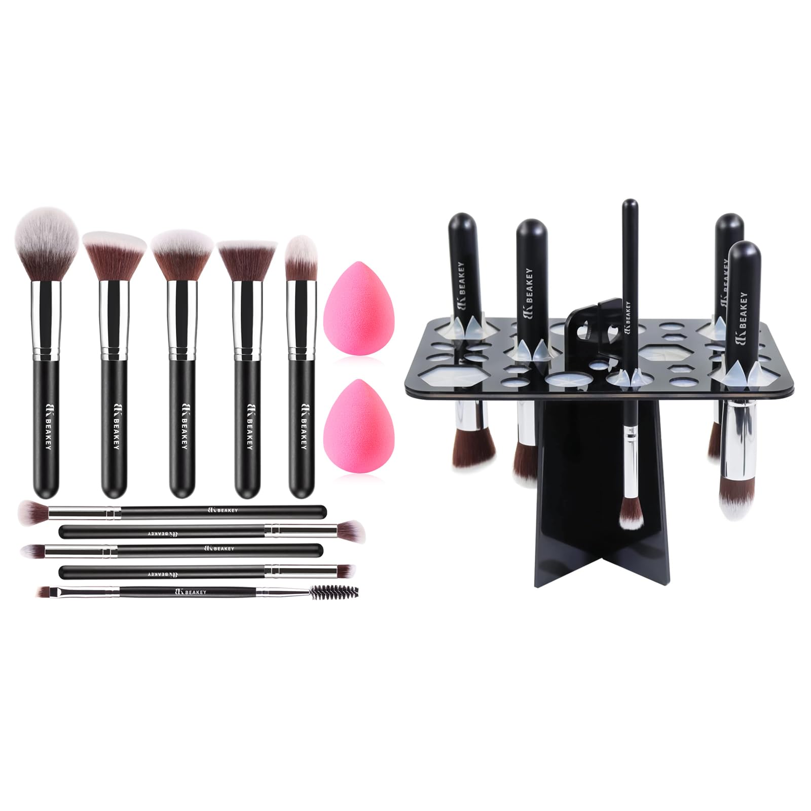 Amazon.com: BEAKEY Makeup Brush Set Professional & Makeup Brush